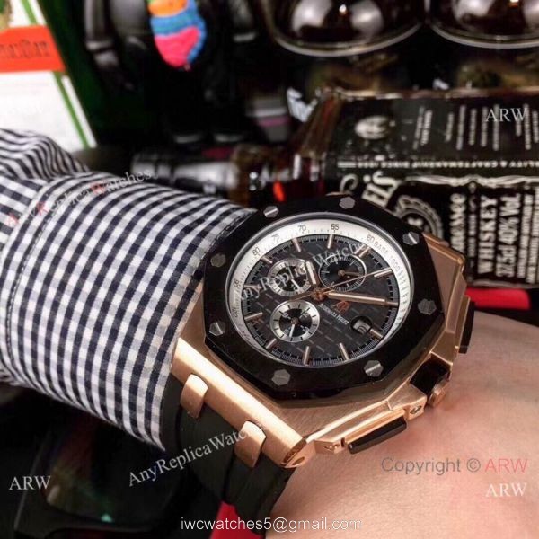 Clone Audemars Piguet Royal Oak offshore Automatic Watches Rose Gold 8