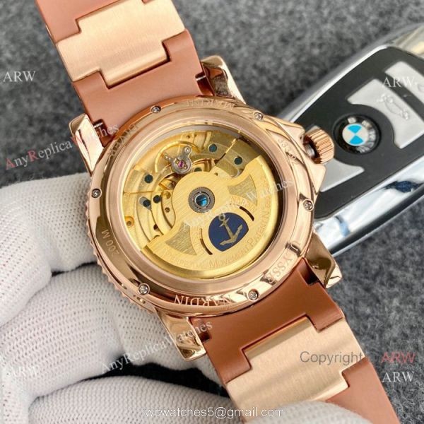 Best Replica Ulysse Nardin Automatic Watches Chocolate Dial Diamond Bezel 8