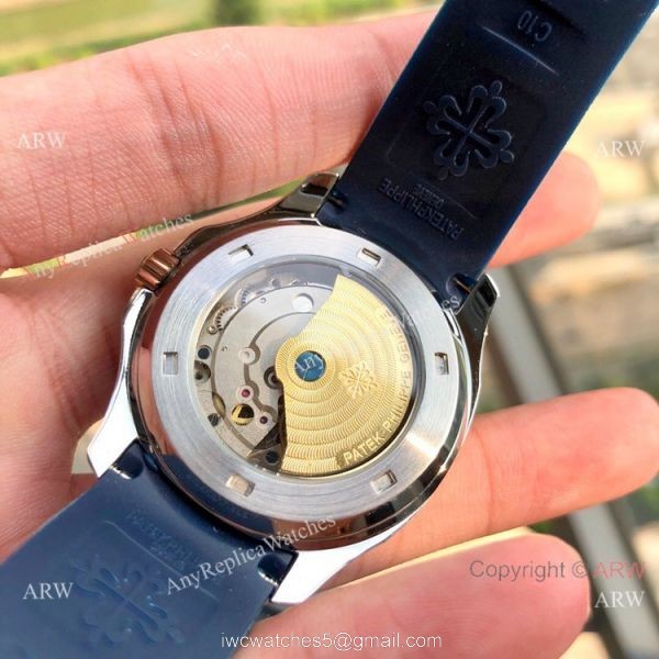 Buy Replica Patek Philippe Aquanaut 39mm Watches Rose Gold and Brown 8