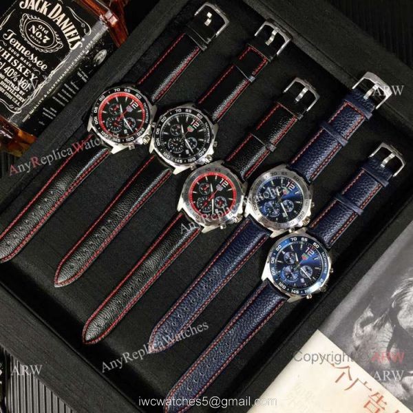 Clone Tag Heuer F1 Formula 1 Chronograph 41mm Watches Red Inner 8