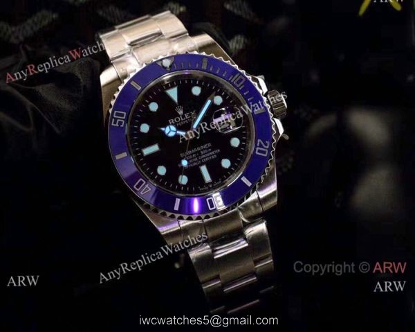 NEW UPGRADED Rolex Submariner Ref 126619lb Watch Blue and Black 8