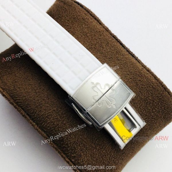 PFF Factory Patek Aquanaut Luce Quartz Watch Diamond Bezel Rubber Strap 8