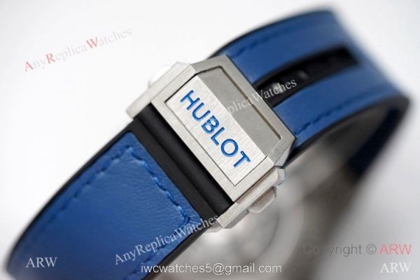 NEW! Swiss Grade Hublot Big Bang Sang Bleu Titanium Blue Watch HUB1213 8