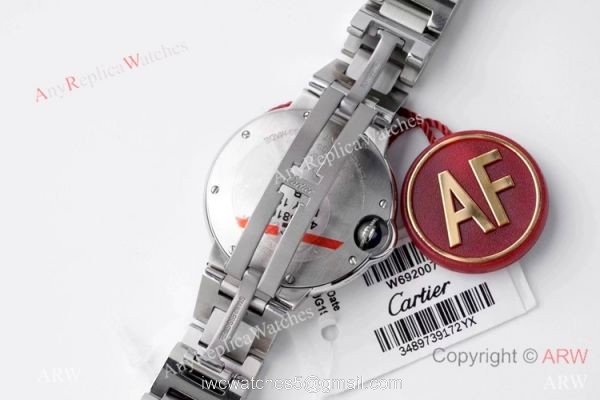 AF 1:1 Best Edition Cartier Ballon Bleu 33mm Watch Pink Dial 8