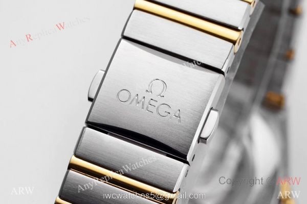 NEW! Swiss Copy Omega Constellation 2-Tone Watch 28mm Quartz 8