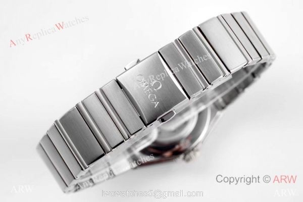 NEW Swiss Copy Omega Constellation Silver Steel Watch 28mm Women 8