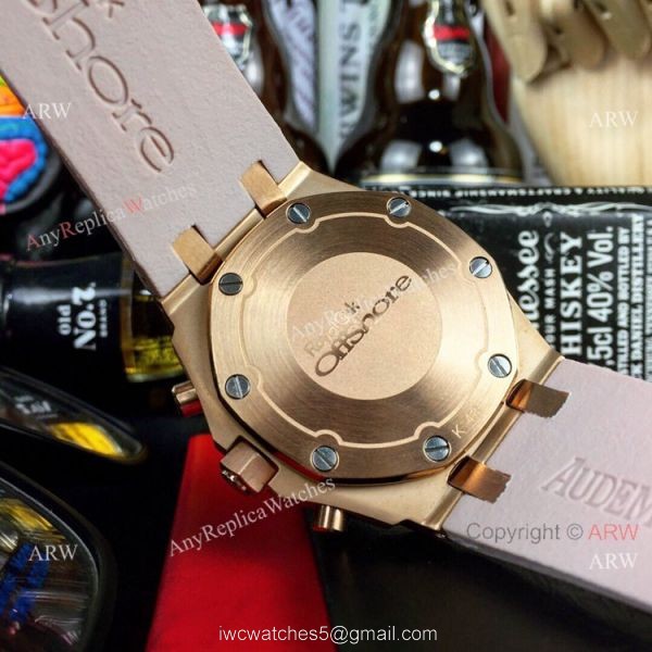 Best Copy Audemars Piguet Royal Oak Offshore 42mm Watches Rose Gold Dial 8