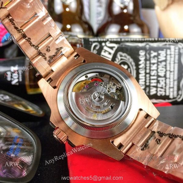 Rolex Submariner Engraving Rose Gold Watches Buy Replica 8