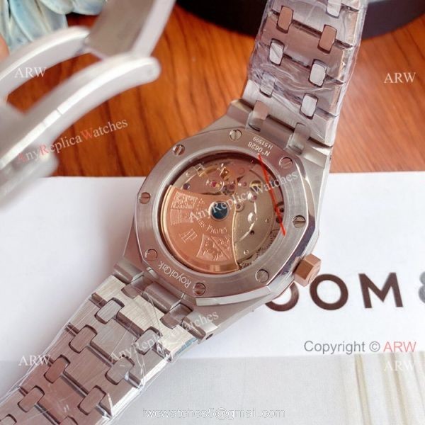 New Replica Audemars Piguet Royal Oak 37mm Lady Watch 2-Tone Rose Gold 8
