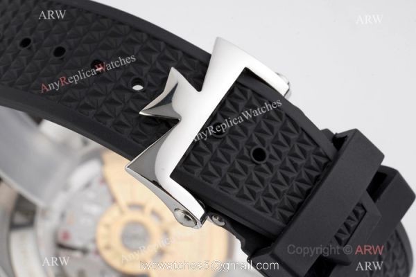 Super Clone Vacheron Constantin Overseas Chronograph Black Dial Watch 8