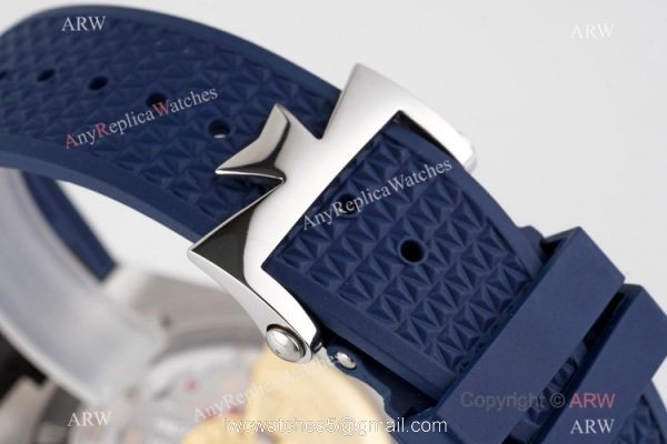Swiss Copy Vacheron Constantin Overseas Chronograph 5500V Watch Blue Face 8