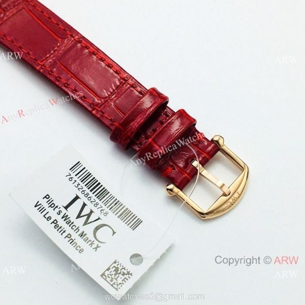 Swiss Copy IWC Portofino Rose Gold Diamond Bezel Lady Watch 8