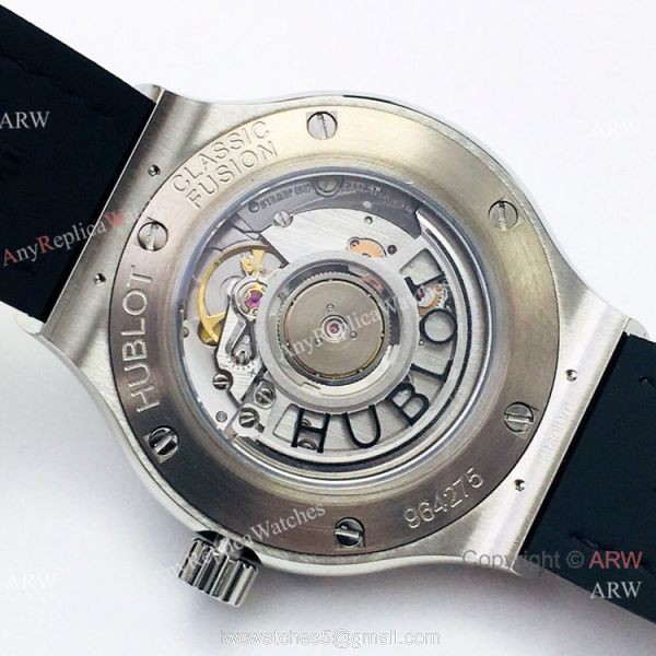 AAA Swiss Replica Hublot Classic Fusion Women Watches Swiss 2892 Black Dial 8