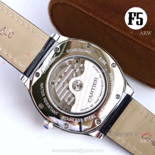 JH Factory AAA Replica Cartier Drive De Watches Blue Dial 40mm 8