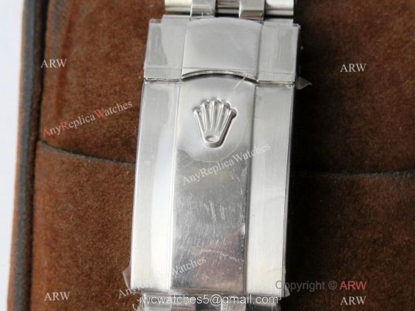 VR-Factory Copy Rolex Datejust II 41mm Watch Gray Diamond Dial Jubilee Band 8