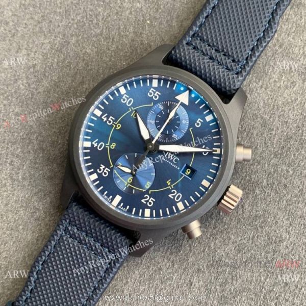 New Arrival! ZF Swiss IWC Blue Angels Pilots Copy Watch Chronograph 8