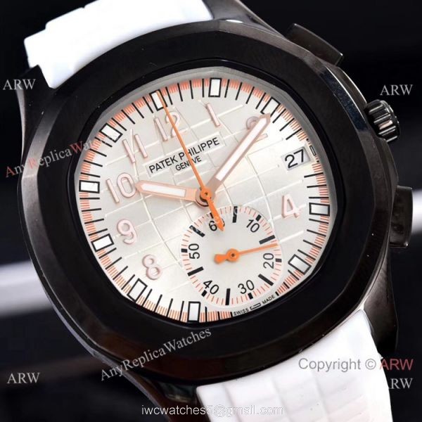 Best Clone Patek Philippe Aquanaut VK Quartz Watches Solid Black 8
