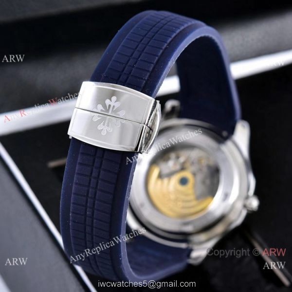 Clone Patek Philippe Aquanaut Silver Engraving Watches Vintage Style 8