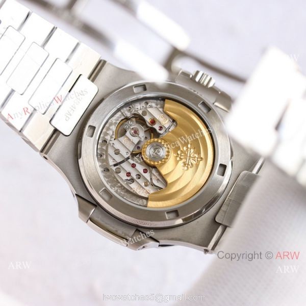 Swiss Grade Patek Philippe Nautilus PPF Factory Cal324 Watch Stainless Steel White Dial 8
