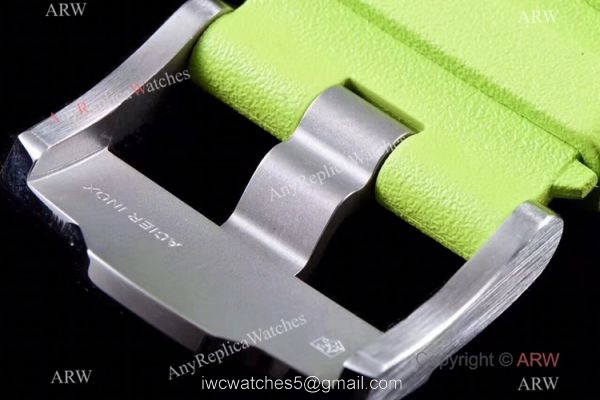 JF Factory V8 1:1 Best Audemars Piguet Divers Watch Green Rubber Strap 8