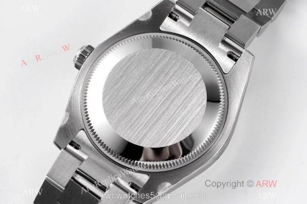 Swiss Clone Rolex Oyster Perpetual Datejust Watch 31mm Blue Dial Presidential Band 8