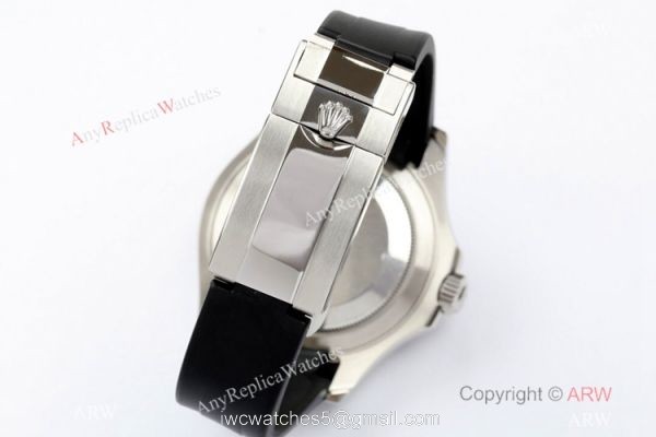 EW Factory Rolex Yacht-Master 40mm Rubber Strap Watch EW/Swiss 3235/904L 8