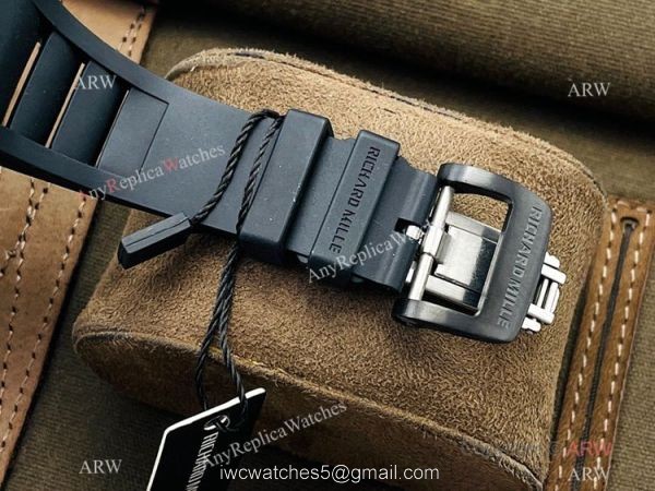 RM Factory 1:1 Swiss Copy Richard Mille RM35-02 Rafael Nadal Swiss NH05 Watch All Black 8