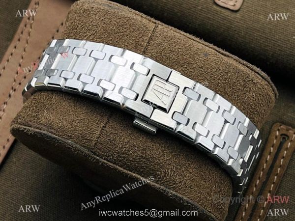 TW factory Copy Audemars Piguet Annual Calendar Watch 41mm Stainless Steel Black Dial 8