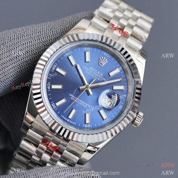 Swiss Quality Rolex Datejust ii 41mm Watch Silver Dial Jubilee Strap Citizen 8215 Movement 8