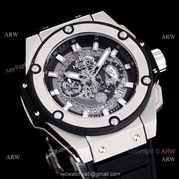 Best Copy Hublot Big Bang King Power VK Chronograph Watch Stainless Steel 8
