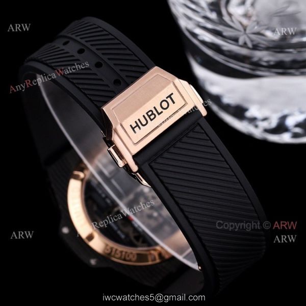 All Black Hublot Big Bang MP-11 Knockoff Watch 45mm With Black Rubber Strap 8
