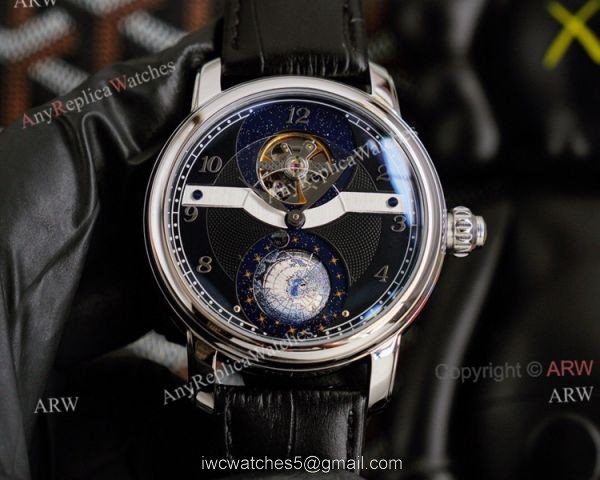 White Face Montblanc Tourbillon Geosphere Watch Replica For Men Size 42mm 8