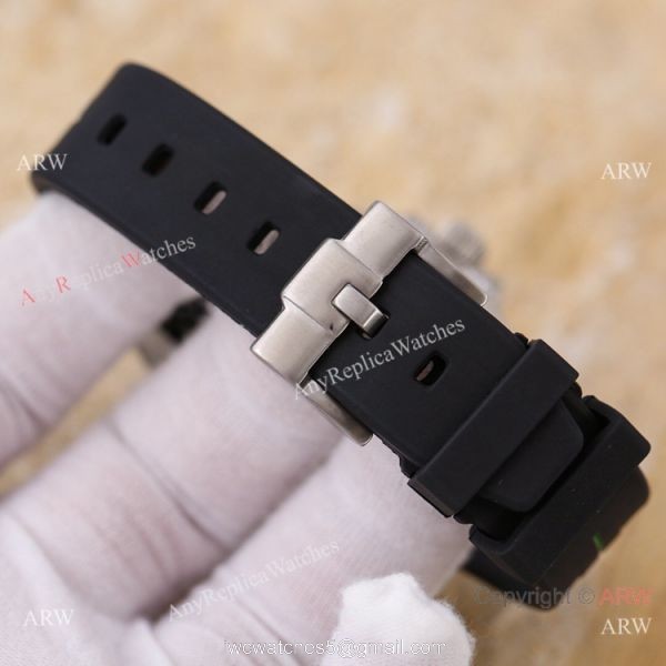 Swiss Quality Rolex Submariner Citizen 8215 Watch Black Dial Rubber B Strap 8
