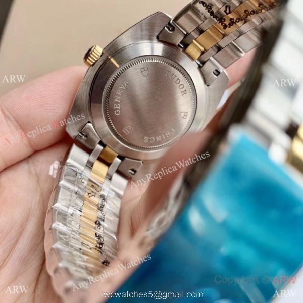 Copy TUDOR Glamour Date+Day Watch Two Tone Gold Watches 8