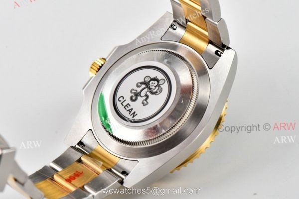 Clean Factory Rolex 116613 LB Rolex Smurf Submariner Stainless Steel Gold Superclone Watch 8