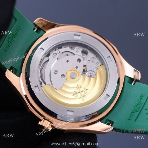 Swiss Quality Citizen 8215 Patek Philippe Aquanaut Watch Purple Rubber Strap 8