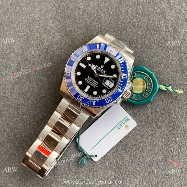 (JVS) Swiss Clone Rolex Submariner 126619lb JVS Swiss 3235 Watch Blue Ceramic 41 mm 8