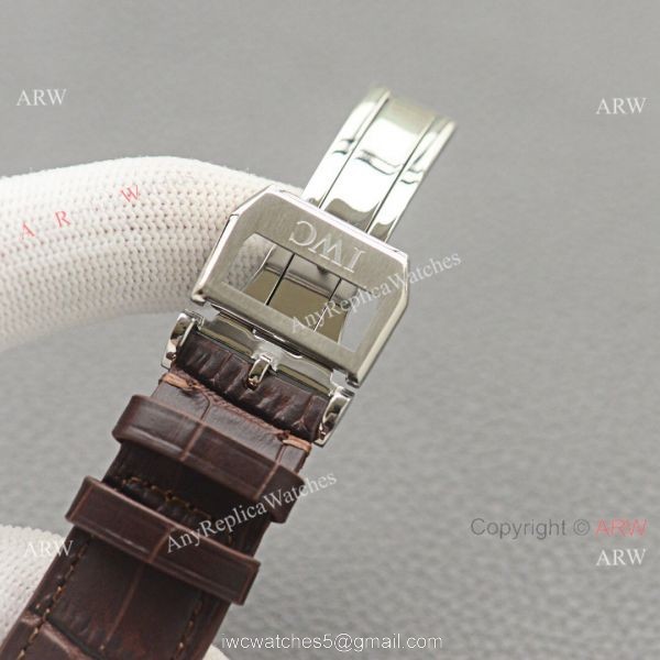 Top Replica IWC Portuguese Moonphase Stainless Steel Case 42MM Men Watch 8