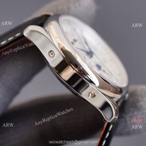 Replica Longines Master Collection Moonphase Leather Strap 40MM Watch With Arabic Markers 8