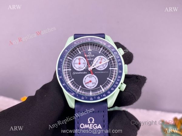 2022 New! Swatch x Omega Bioceramic Moonswatch Mission to Earth for Sale 8