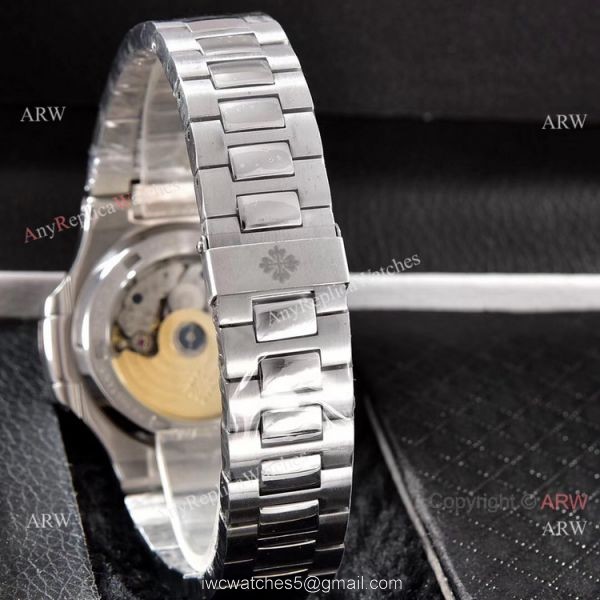 Patek Philippe Annual Calendar Copy Watches Stainless Steel with Diamond 40mm 8