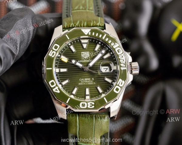 Copy Tag Heuer Aquaracer Blue Face 43mm Watch Automatic Good Quality 8